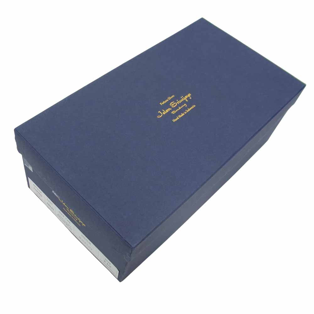 JALAN SRIWIJAYA ジャランスリウァヤ 210306 INTELLIGENCE SHOES インテリジェンス レザー シューズ 6.5 ブラック系 6 1/2【極上美品】【中古】