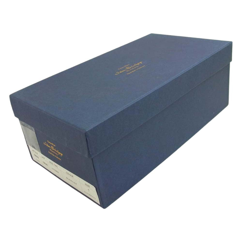 JALAN SRIWIJAYA ジャランスリウァヤ 98998 レザーソール ペニー コインローファー UK7 ブラック系 7【極上美品】【中古】