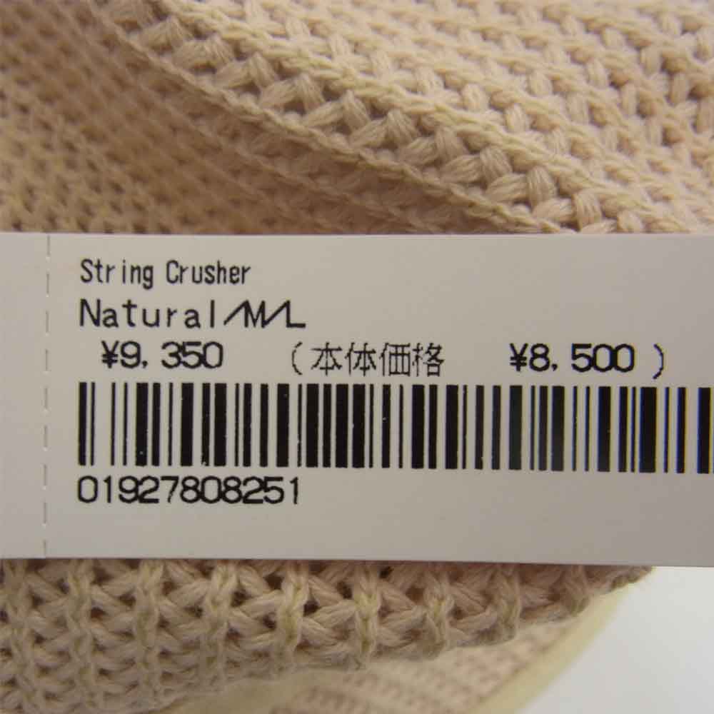 Supreme シュプリーム 21SS string crusher ストリング クラッシャー ハット ベージュ系 M/L【極上美品】【中古】