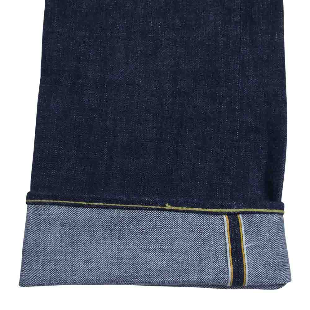 Pherrow's フェローズ 421 ストレート ボタンクライ セルビッチ デニム パンツ インディゴブルー系 36【中古】