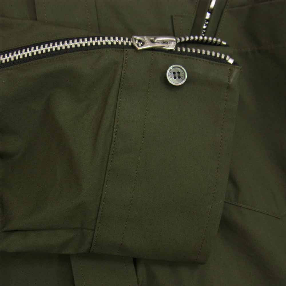 Sacai サカイ 22SS 22-02724M Cotton Weather Shirt コットン ウェザー シャツ カーキ系 4【美品】【中古】