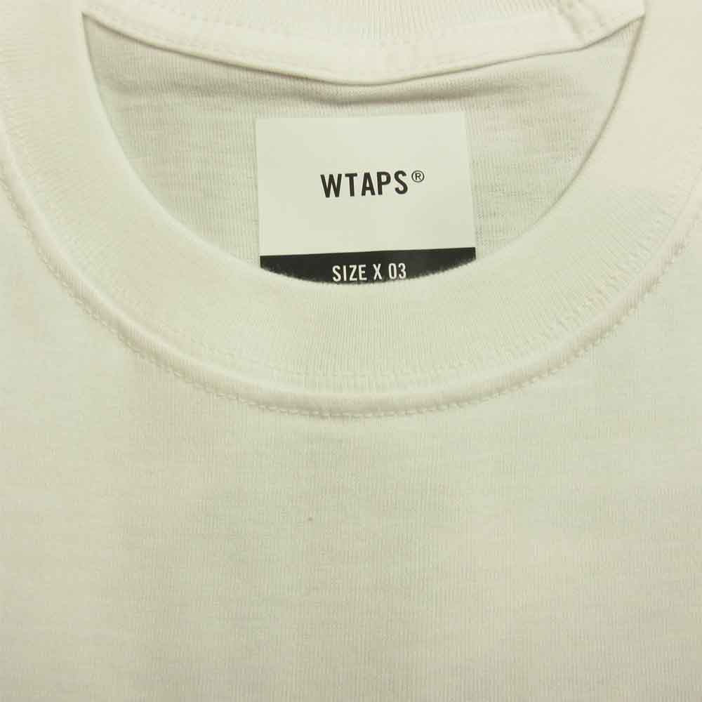 WTAPS ダブルタップス 20SS 201PCDT-ST12S DCLXVI Tシャツ ホワイト系 3【美品】【中古】