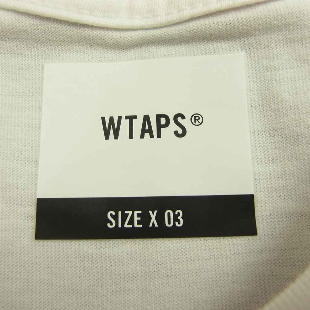 WTAPS ダブルタップス 20SS 201PCDT-ST12S DCLXVI Tシャツ ホワイト系 3【美品】【中古】