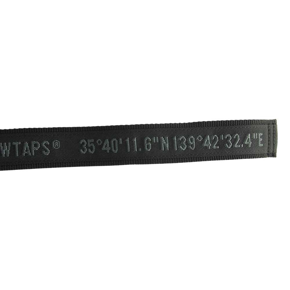 WTAPS ダブルタップス 21SS 211MYDT-AC02 WEBBING BELT NYPO ウェビング ベルト ブラック系【極上美品】【中古】