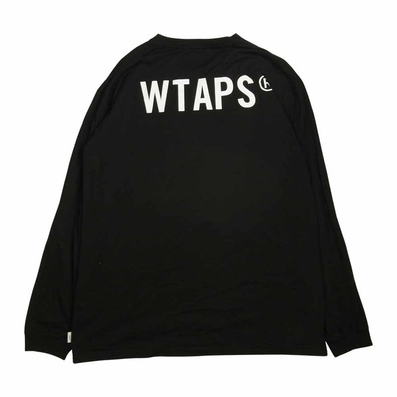 WTAPS ダブルタップス WTVUA L/S TEE ロゴ プリント 長袖 Tシャツ