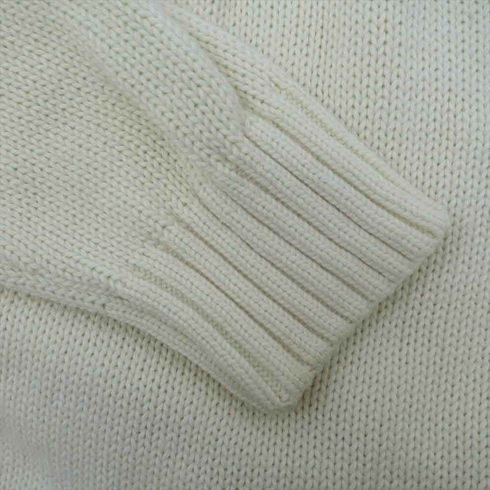Supreme シュプリーム 16SS tackle twill sweater タックル ツイル セーター オフホワイト系 S【中古】