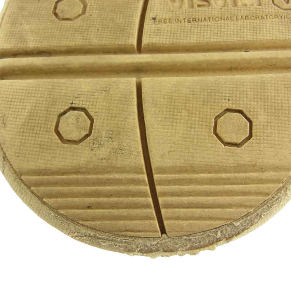 VISVIM ビズビム 19SS AMERICANA DECK-FOLK ホーウィン社 オイルドレザー デッキシューズ ブラウン系 10【中古】
