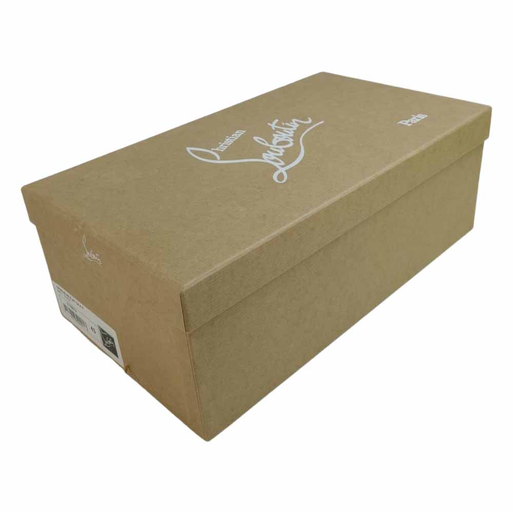 Christian Louboutin クリスチャンルブタン 1170012 charlie me flat ラバーソール シューズ ブラック系 43【中古】