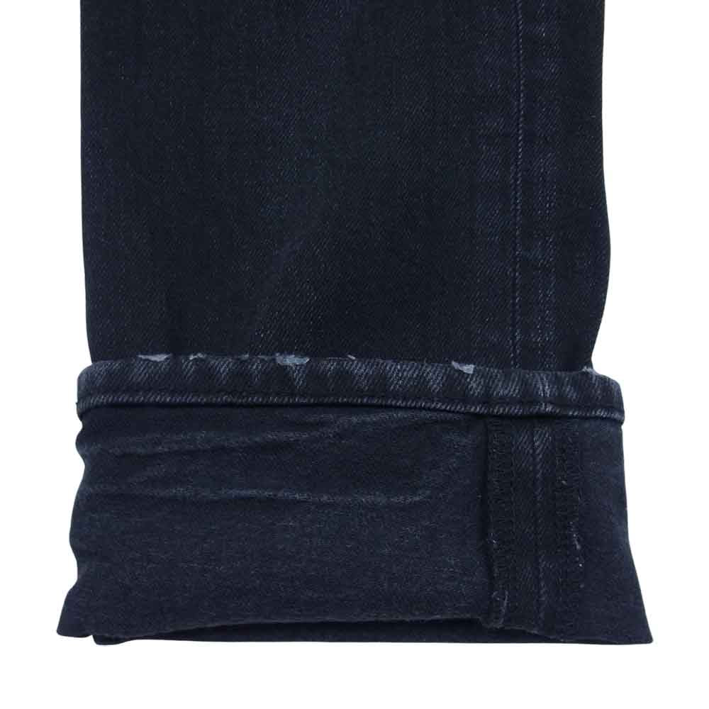 SAINT LAURENT サンローラン 391659 Y869I デストロイ クラッシュ加工 デニム ブラック系 30【中古】