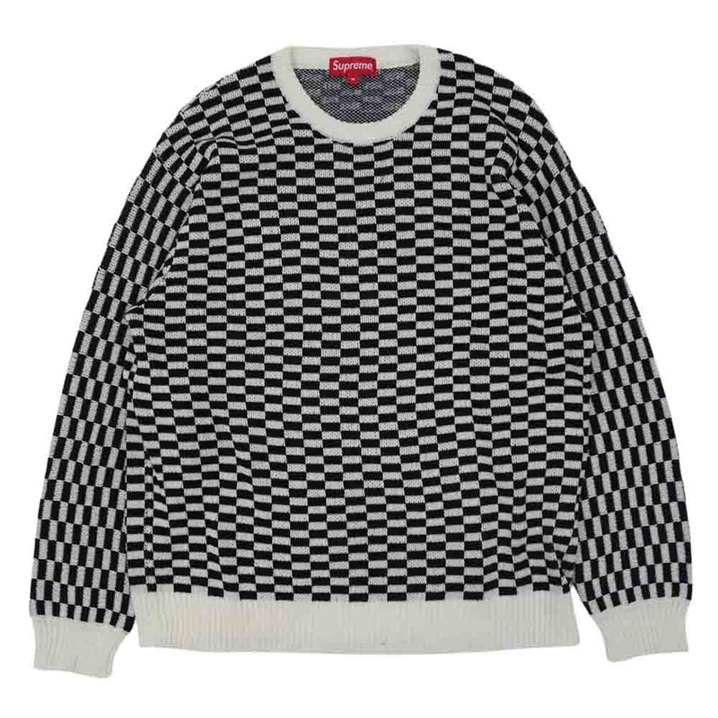 supreme back logo sweater