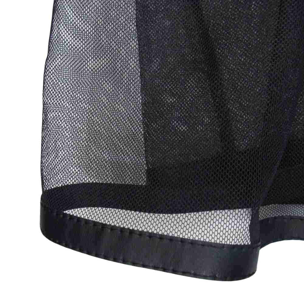COMME des GARCONS コムデギャルソン noir kei ninomiya ノワールケイニノミヤ AD2017 3A-B009 チュール ブラウス ブラック系 S【美品】【中古】