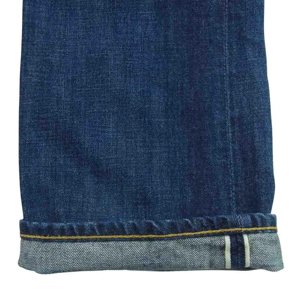 RRL ダブルアールエル 国内正規品 USA製 AMERICAN WOVEN SELVEDGE DENIM デニム パンツ ストレート インディゴブルー系 30 × 30【中古】