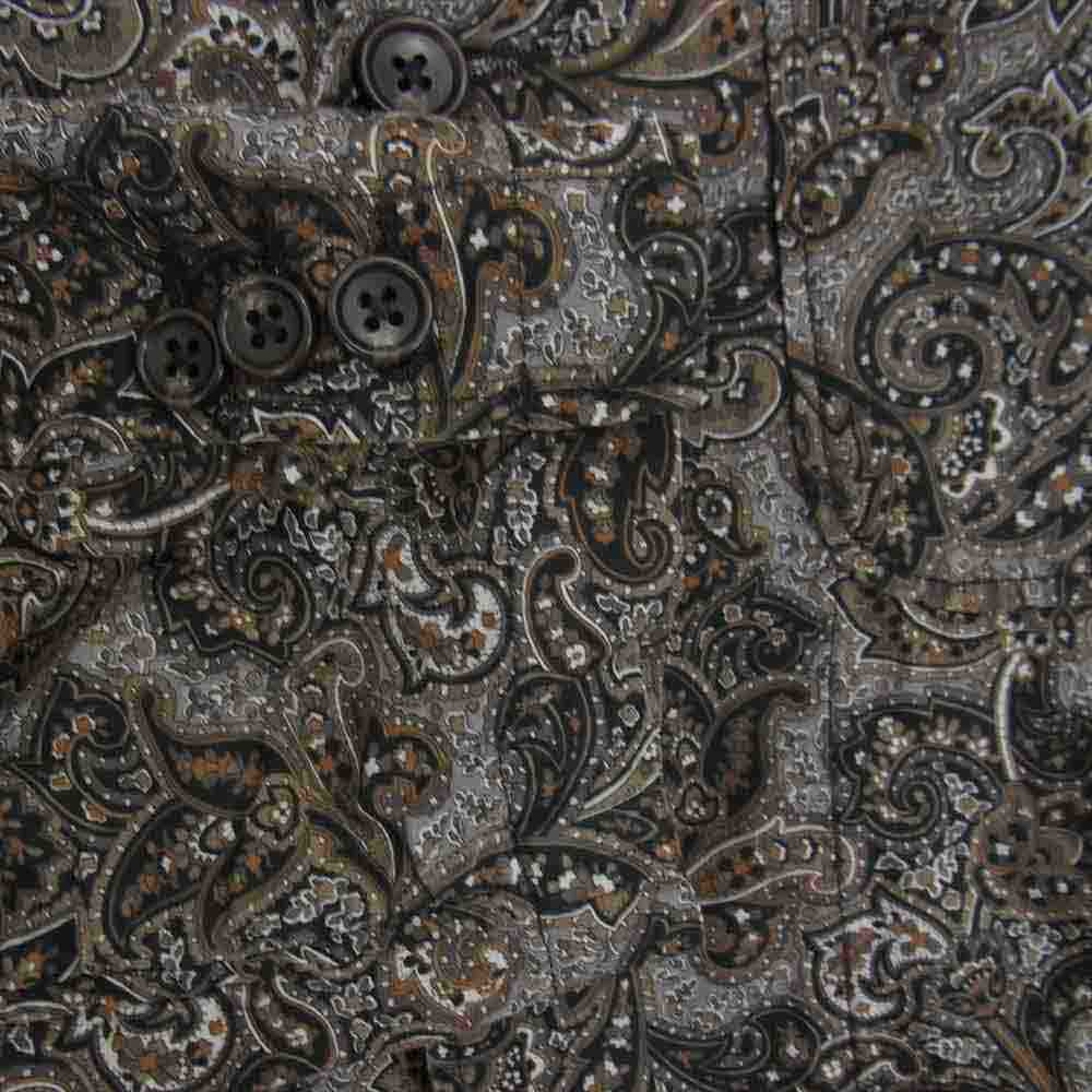 Engineered Garments エンジニアードガーメンツ 20SS Loiter Jacket Paisley Print ロイター ペイズリー ジャケット 長袖 シャツ ブラウン系 XS【中古】