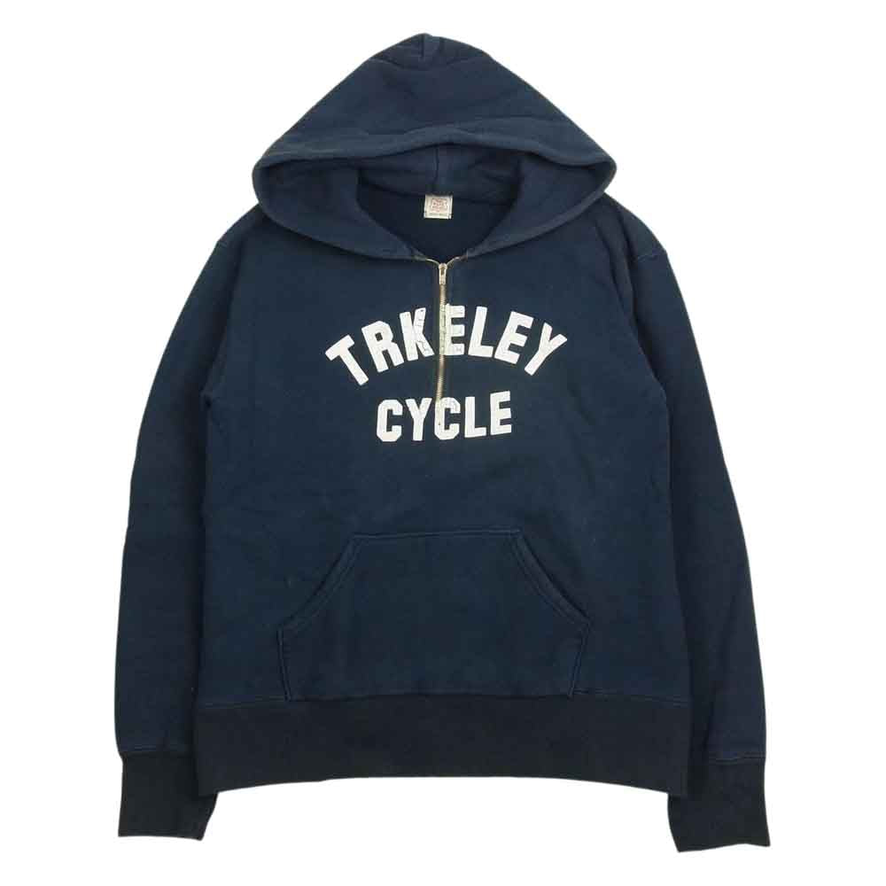 THE FLAT HEAD ザフラットヘッド ハーフジップ スウェット パーカー