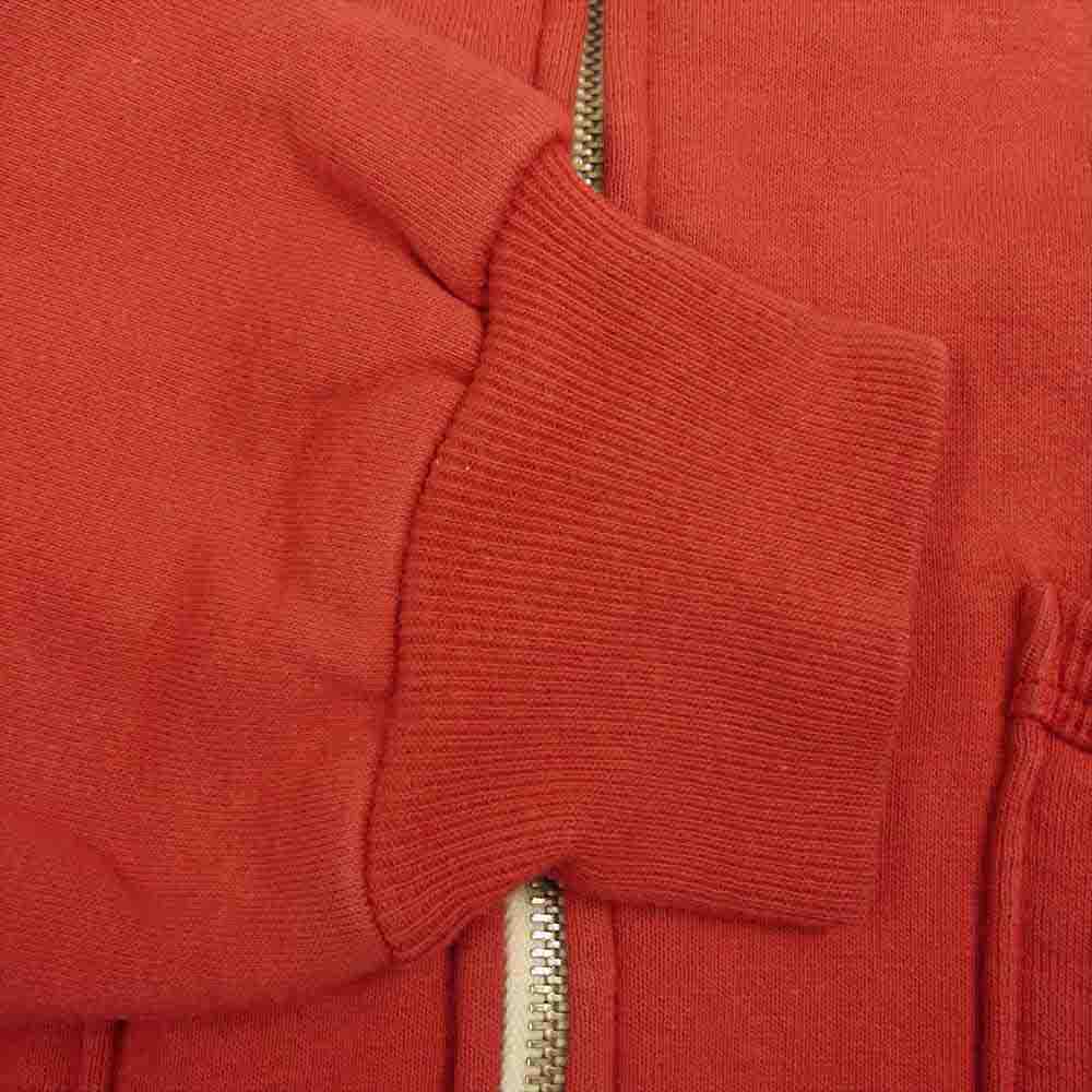 THE FLAT HEAD ザフラットヘッド フルジップ スウェット ジャケット レッド系 L【中古】