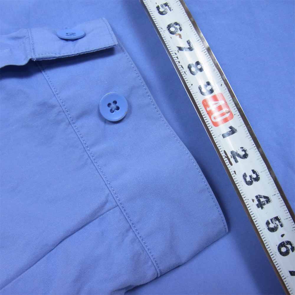 エイトン SUVIN BROAD BAND COLLAR SHIRT バンドカラー シャツ ライトブルー系 6【中古】