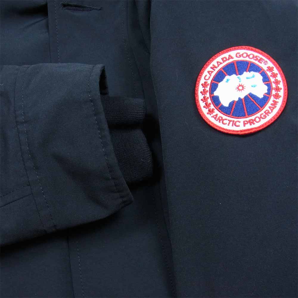 CANADA GOOSE カナダグース 3438JM R 国内正規グリフィンタグ JASPER PARKA ジャスパー パーカー ダウンコート ジャケット ブラック系 L【中古】
