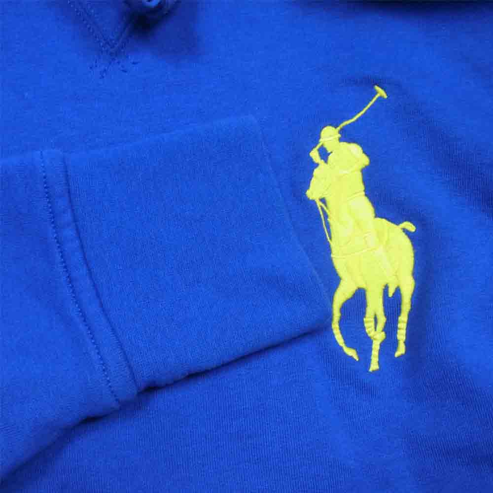 POLO RALPH LAUREN ポロ・ラルフローレン 国内正規品 ビッグポニー スウェット パーカー ブルー系 S【中古】