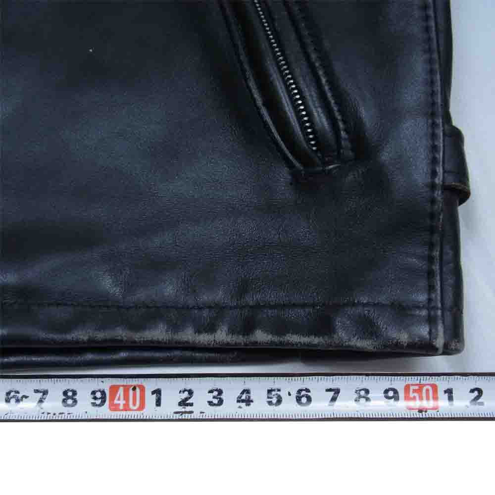 schott ショット 641 シングル ライダース ジャケット ブラック系 38【中古】