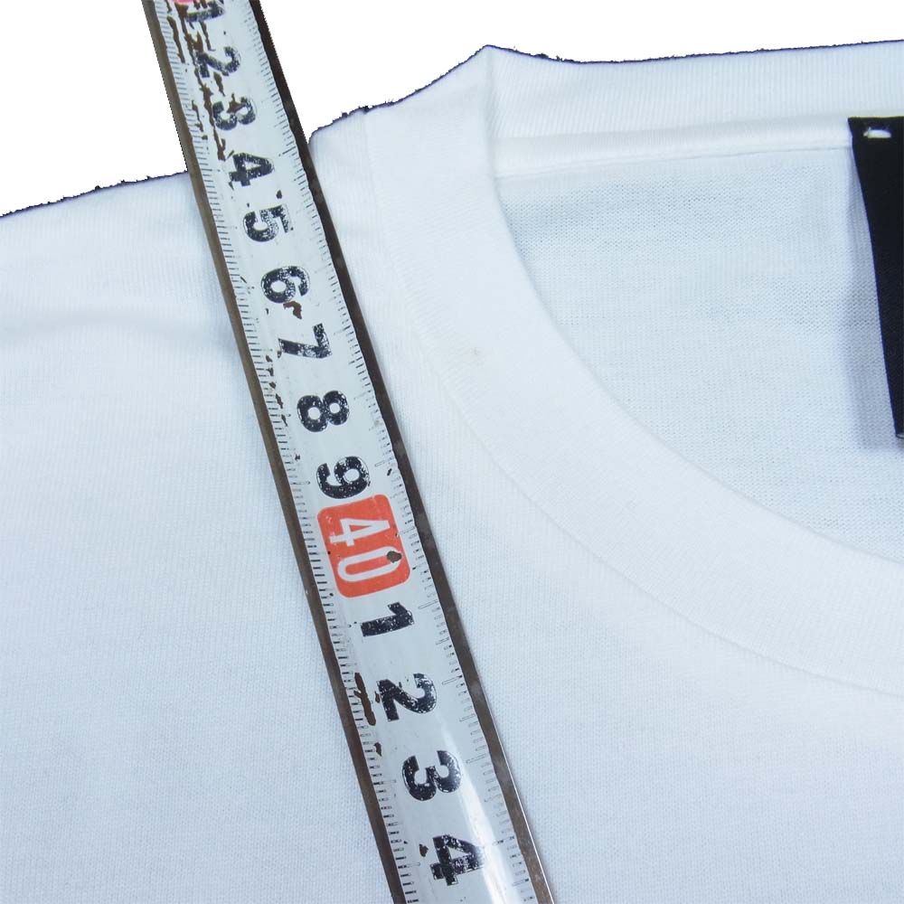 エイトン 日本製 コットン ロング スリーブ カットソー ホワイト系 2【美品】【中古】