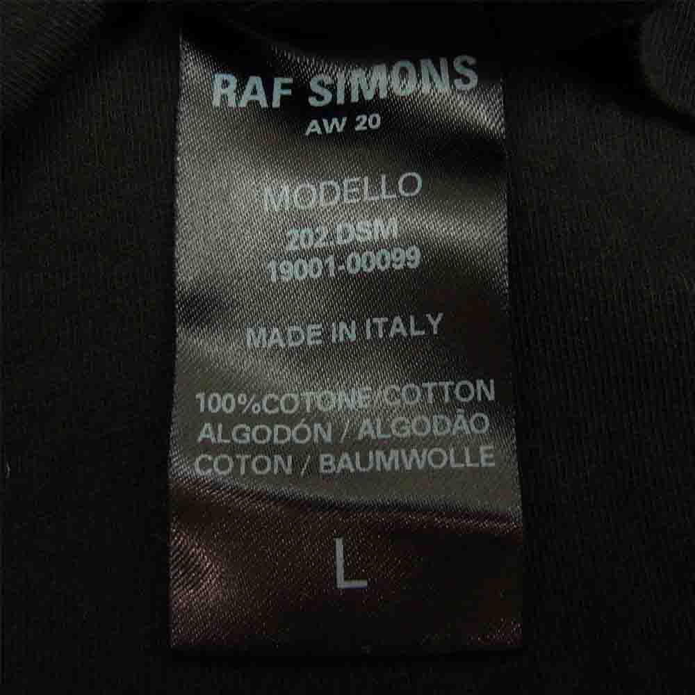 RAF SIMONS ラフシモンズ 20AW DOVER STREET MARKET GINZA DSM チャリティ Tシャツ ブラック系 L【中古】