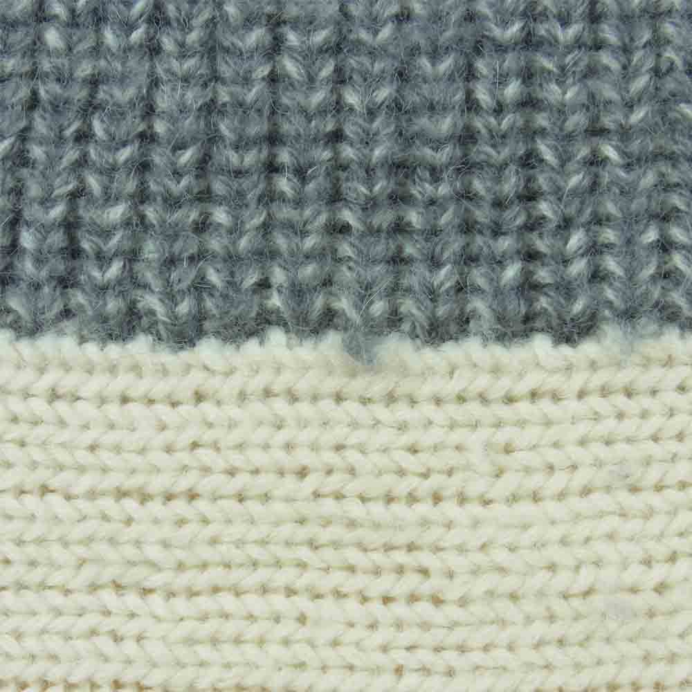 ISSEY MIYAKE イッセイミヤケ HA63KT330 HaaT ハート ライン ロング 半袖 ニット カットソー グレー系 2【中古】