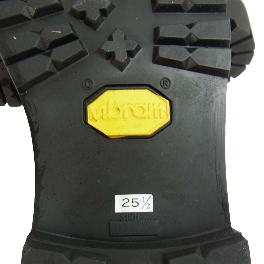 安藤製靴 250 クロム エクセル チャッカブーツ ブラック系 25 1/2【極上美品】【中古】