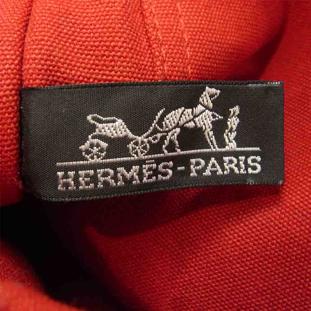 HERMES エルメス フールトゥ PM トートバッグ レッド系【中古】