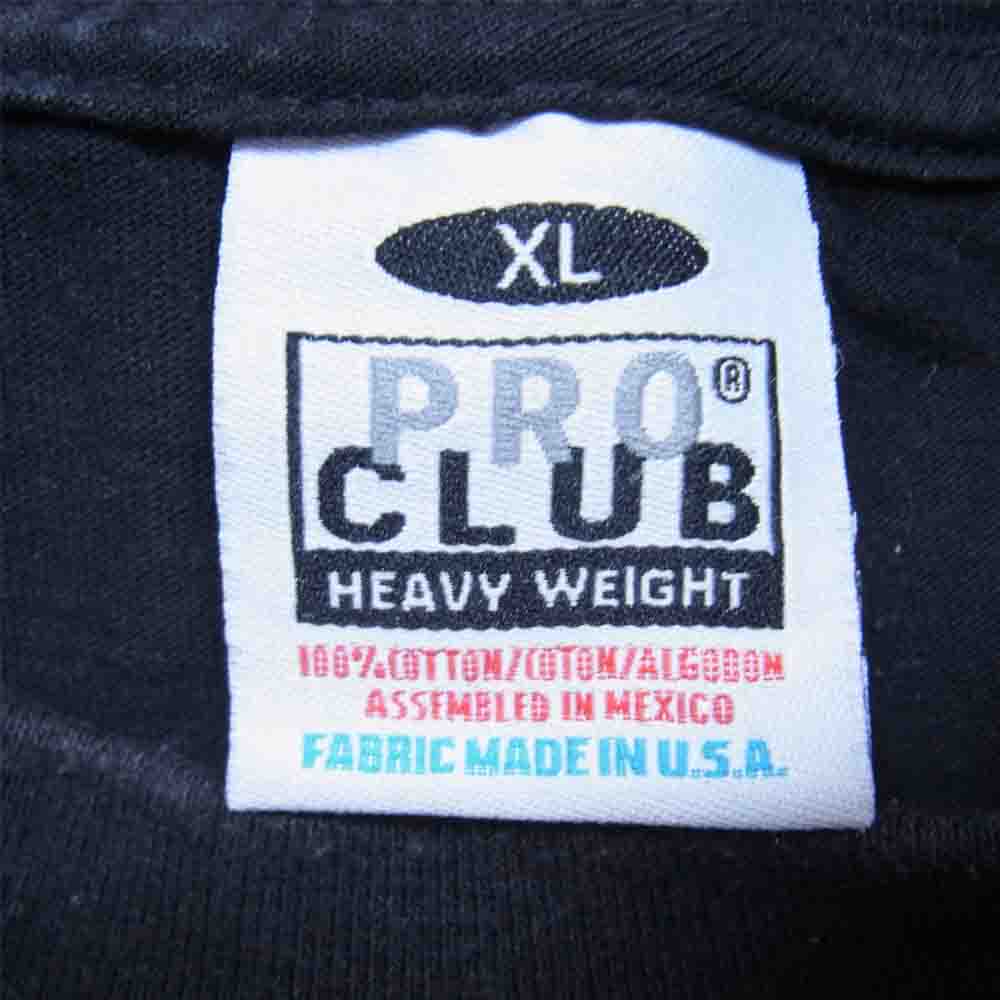 TENDERLOIN テンダーロイン PRO CLUB CAHULAWASSEE RIVER プリント 半袖Tシャツ ダークネイビー系 XL【中古】
