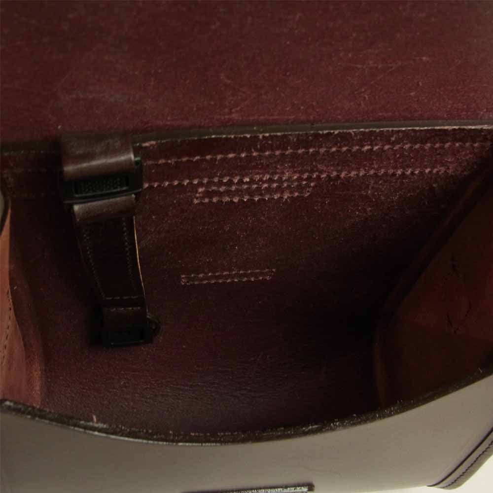 GUILD OF CRAFTS ギルドオブクラフツ レザー ショルダー バッグ ブラウン系【極上美品】【中古】