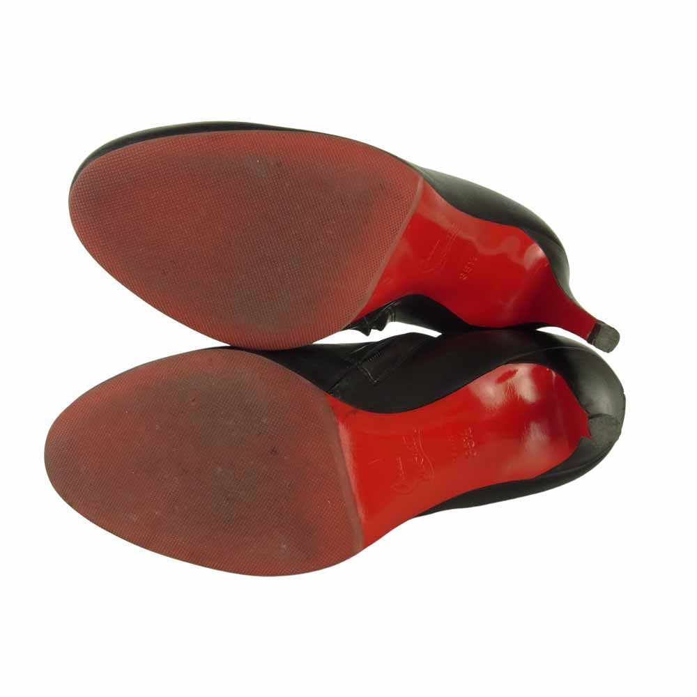 Christian Louboutin クリスチャンルブタン イタリア製 ヒール ブーティ ショート ブーツ ブラック ブラック系 35.5【中古】