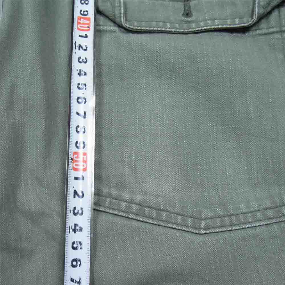 TENDERLOIN テンダーロイン T-HERRINGBONE PNT ヘリンボーン ベイカー パンツ カーキ系 L【中古】
