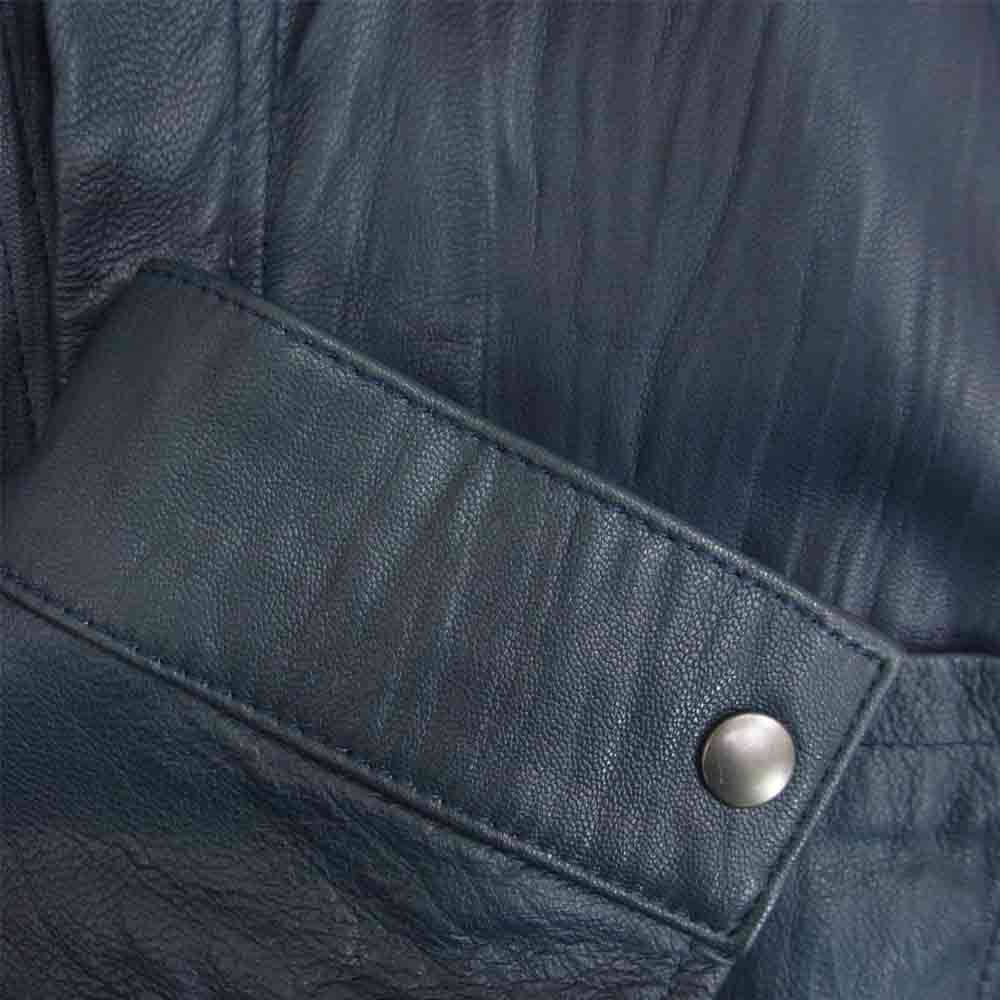 KADOYA カドヤ ゴートレザー シャツ ジャケット ブルー系 LL【中古】