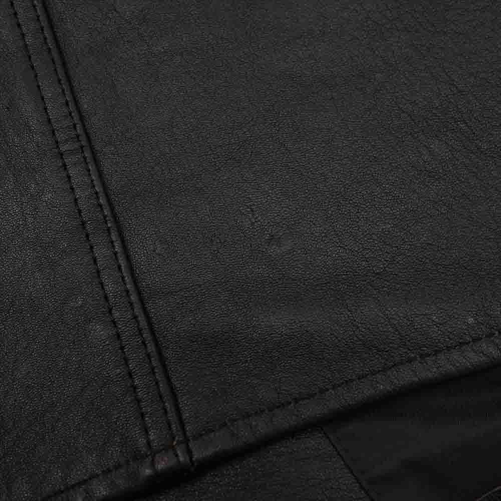 ADDICT CLOTHES アディクトクローズ SHEEPSKIN COVERALL 茶芯 シープスキン カバーオール ジャケット ブラック系 40【美品】【中古】