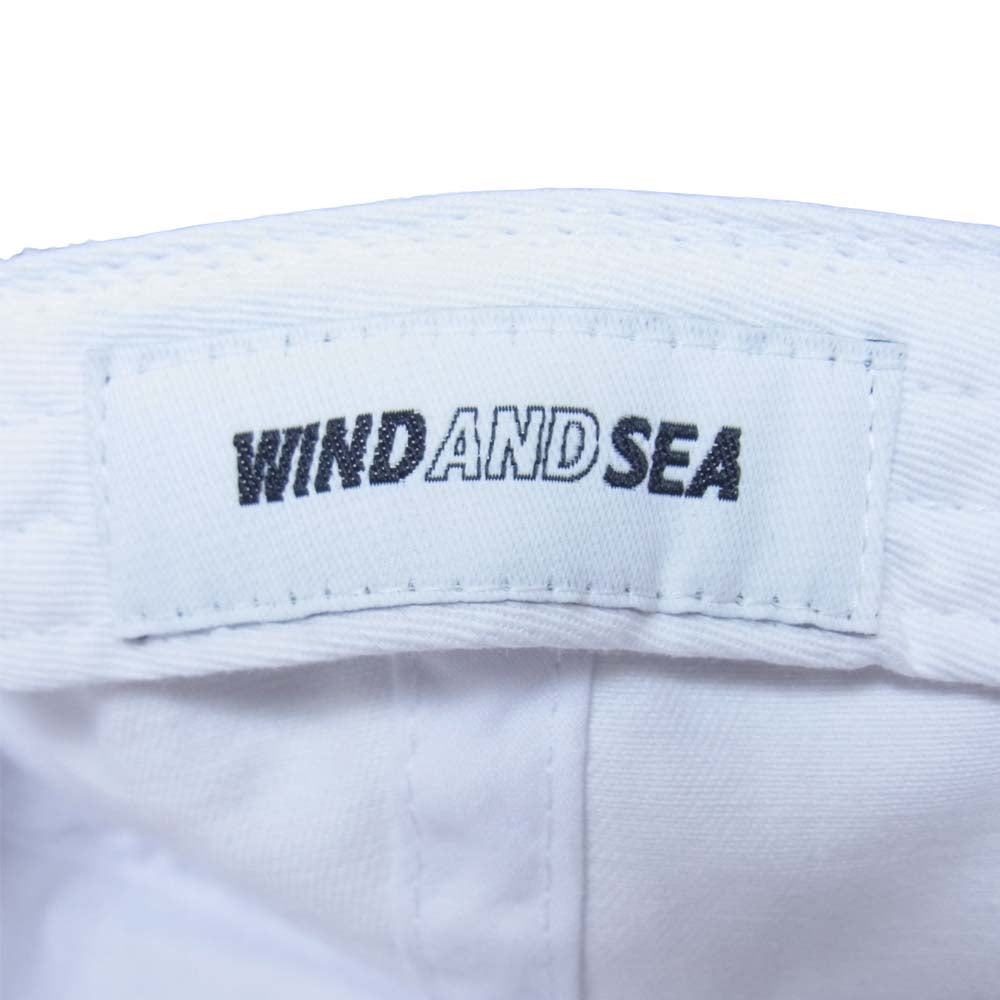 ウィンダンシー SEA ロゴ 刺繍 キャップ ホワイト系【中古】