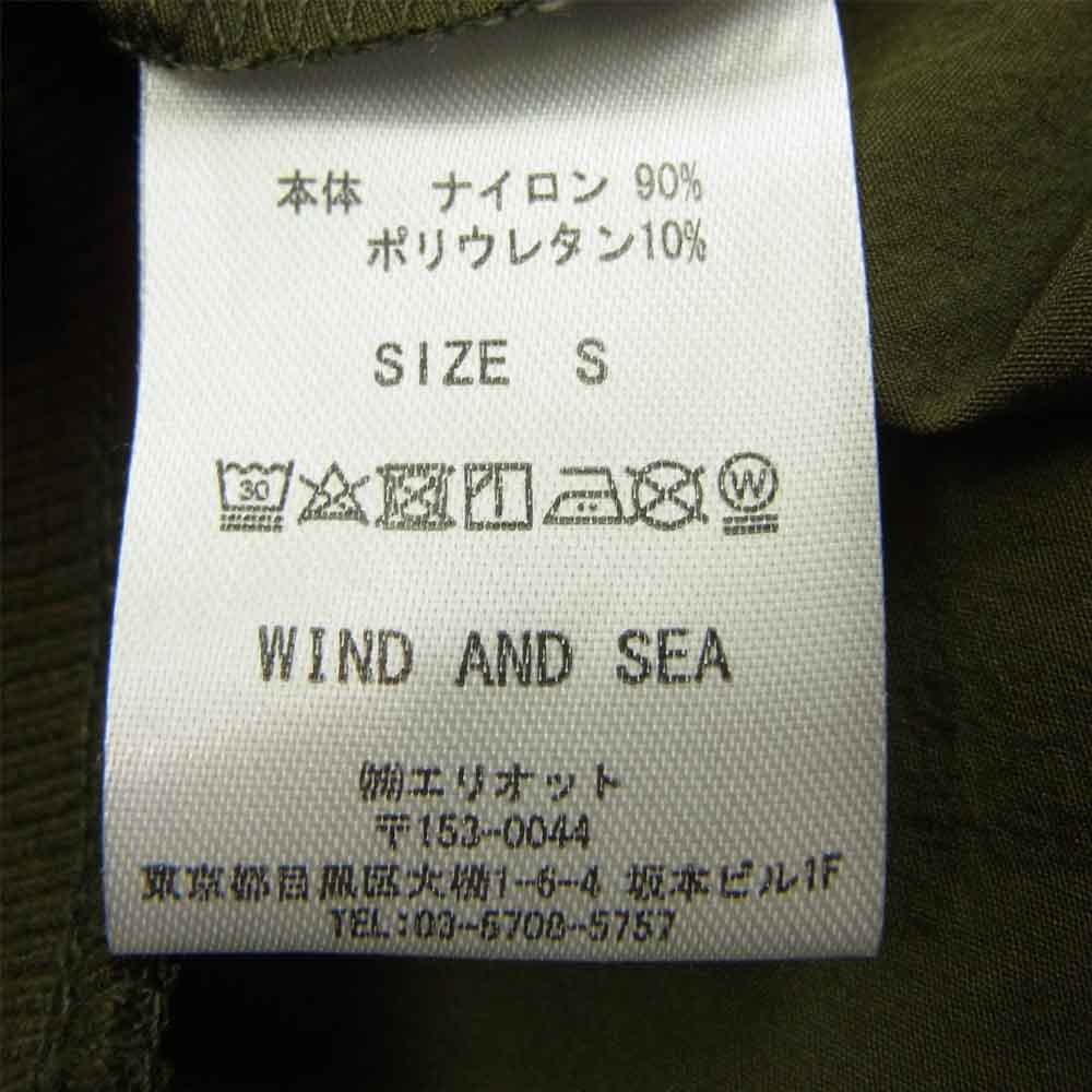 ウィンダンシー WDS-20S2-TPS-01 WDS NYLON S/S PULLOVER ナイロン 半袖 プルオーバー オリーブ S オリーブ系 S【美品】【中古】