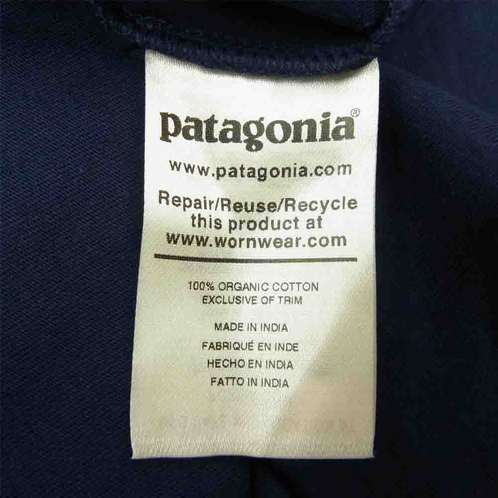 patagonia パタゴニア 20SS 38537 Summit Road Organic Tee サミット ロード オーガニック 半袖 Tシャツ ネイビー ネイビー系 S【新古品】【未使用】【中古】