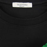 VALENTINO ヴァレンティノ SV0MC04A5R8 アンダーカバー Vフェイス プリント 半袖 プリント Tシャツ ブラック系 S【美品】【中古】