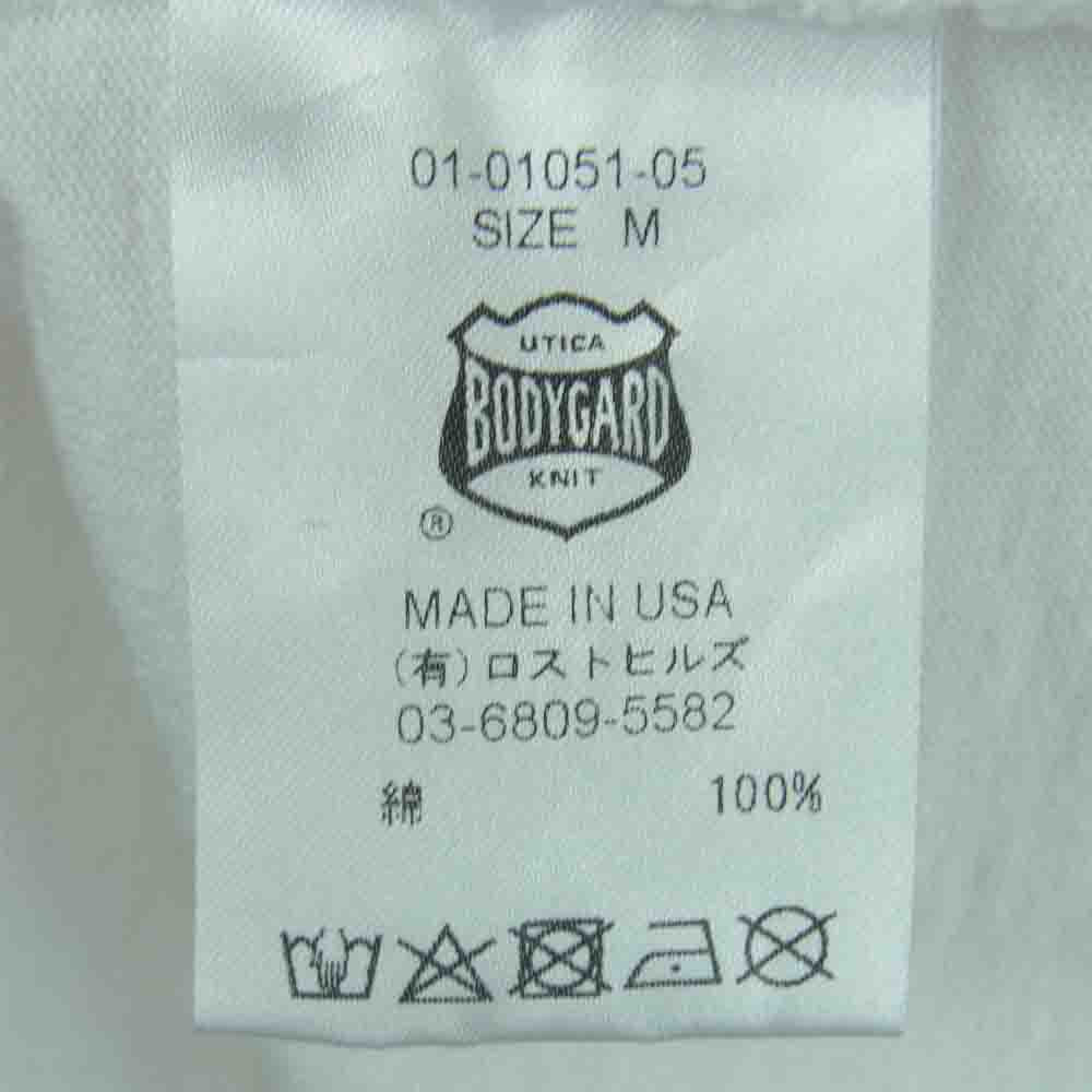 フロムザギャレット 虎 福 刺繍 半袖 Tシャツ コットン アメリカ製 ホワイト系 M【中古】