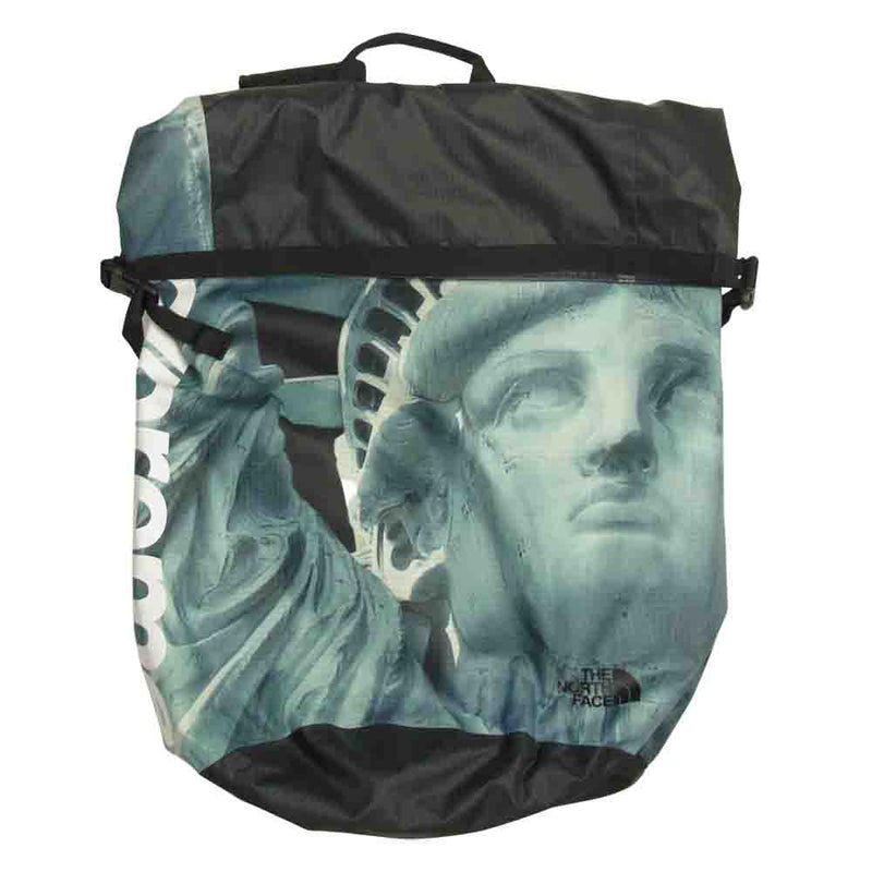 SUPREME シュプリーム 19AW×THE NORTH FACE Statue of Liberty Waterproof Backpack 自由の女神 撥水 バックパック リュック ブラック/ブルー