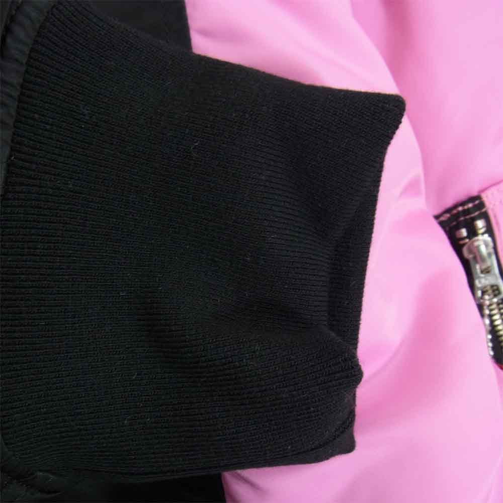 mastermind JAPAN マスターマインドジャパン C2H4 X MASTERMIND WORLD BOMBER JACKETRED PINK ボンバー ジャケット ブラック系 S【新古品】【未使用】【中古】