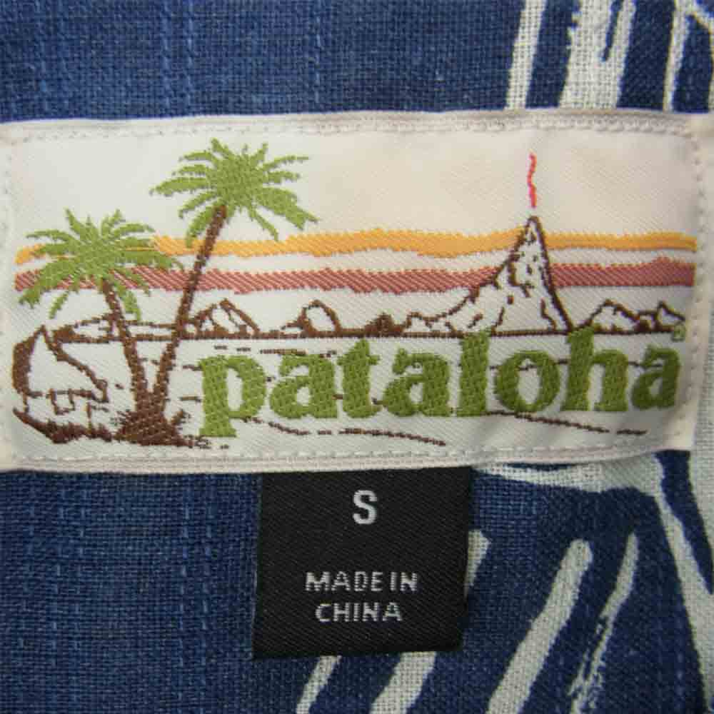 patagonia パタゴニア 19SS 52595 Pataloha Pullover Shirt パタロハ プルオーバー アロハ シャツ ブルー系 S【中古】