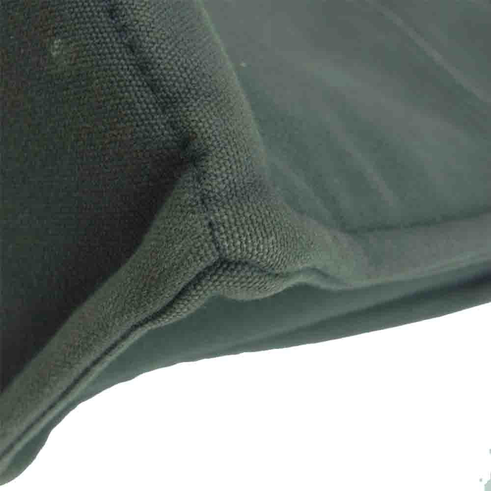 HERMES エルメス フールトゥ MM キャンバス トート バッグ コットン フランス製 グレー系【中古】