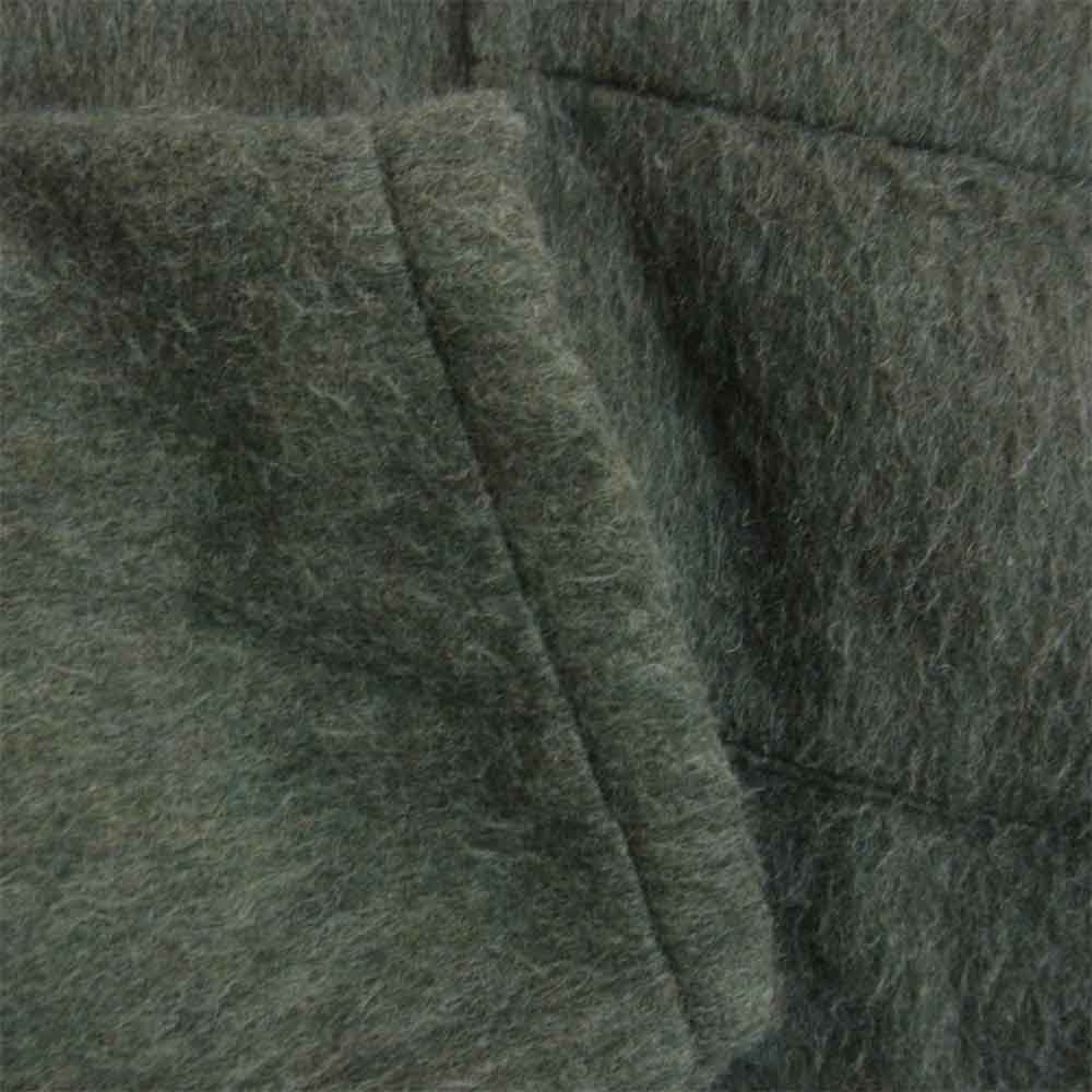 ワックス Wool mix V neck shirts ウール ミックス Vネック シャツ プルオーバー グレー系 L【中古】