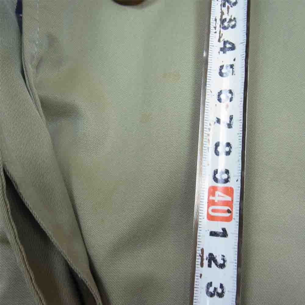 Aquascutum アクアスキュータム 80s 英国製 Aqua5 Balmacaan Coat バルマカーン ステンカラー コート カーキ系 表記無し【中古】
