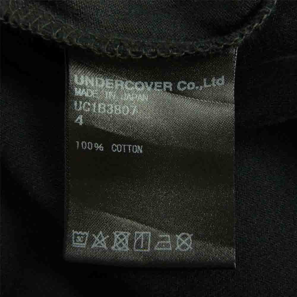 UNDERCOVER アンダーカバー UC1B3807 TEE Modular Synthe U プリント Tシャツ ブラック系 4【新古品】【未使用】【中古】