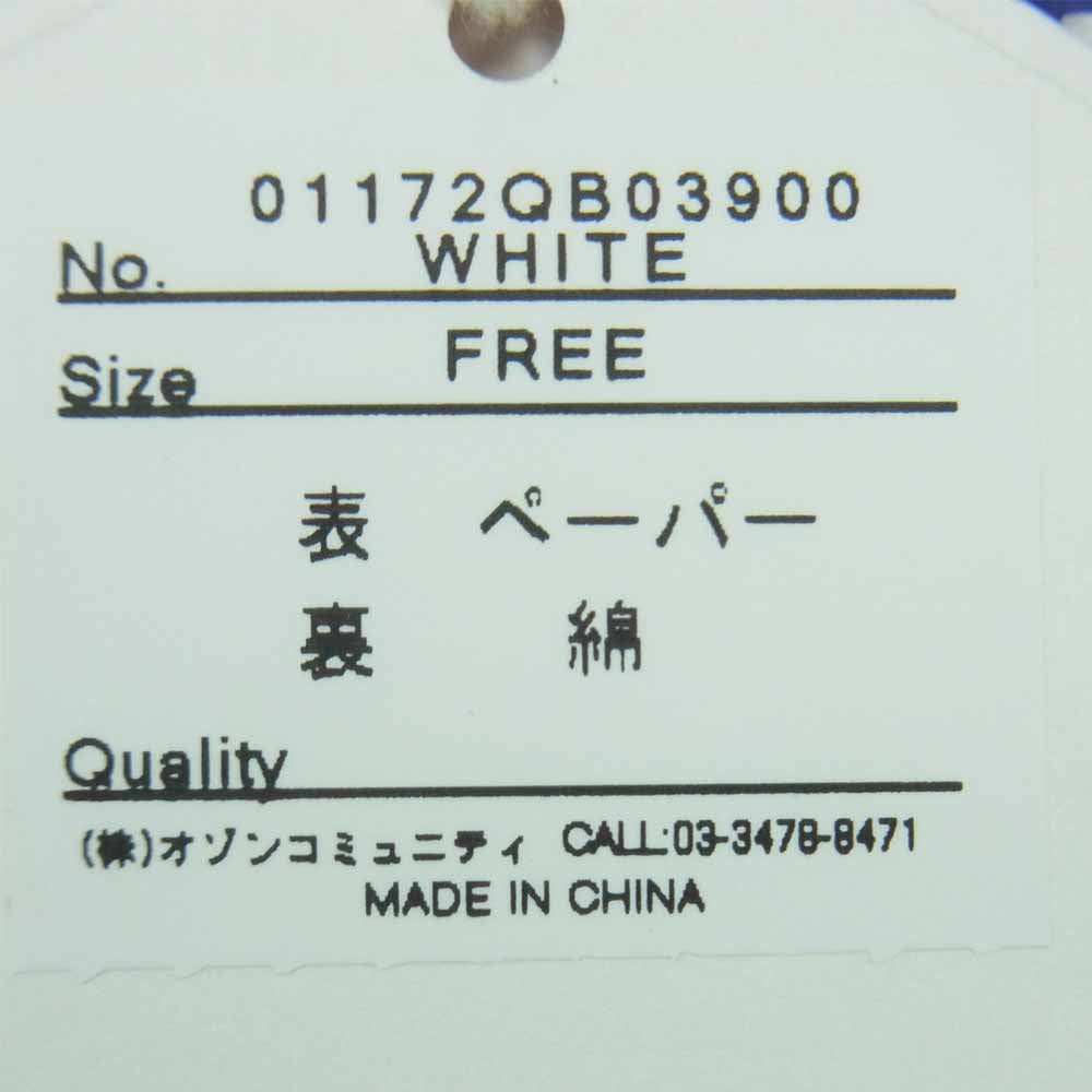 HYSTERIC GLAMOUR ヒステリックグラマー 01172QB03900 HYSGL GIRL ガール ペーパー トート バッグ ホワイト系 FREE【新古品】【未使用】【中古】