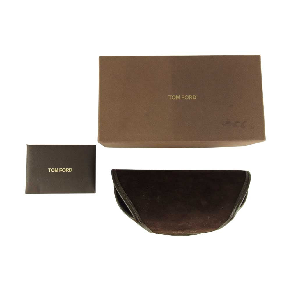 TOM FORD トムフォード TF74 Simone バンブーテンプル サングラス ブラウン系 63□11 120【中古】