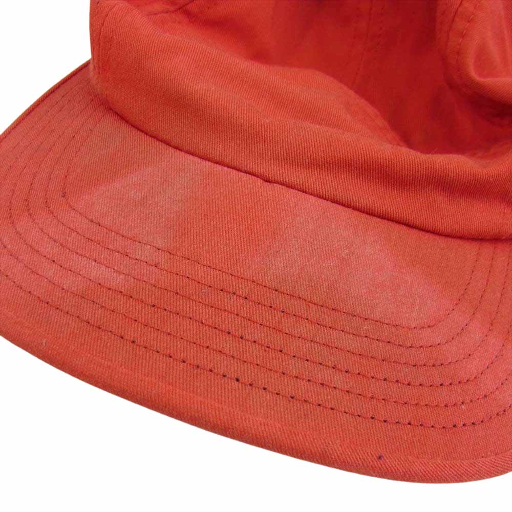 Supreme シュプリーム 16Ss Perforated Logo Camp Cap サイド パンチング ロゴ キャンプ キャップ レッド系【中古】