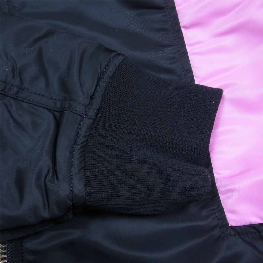 mastermind JAPAN マスターマインドジャパン TA1435-8041 C2H4 X MASTERMIND WORLD BOMBER JACKETRED PINK ボンバー ジャケット MA-1 ジャケット 黒/ピンク S【中古】